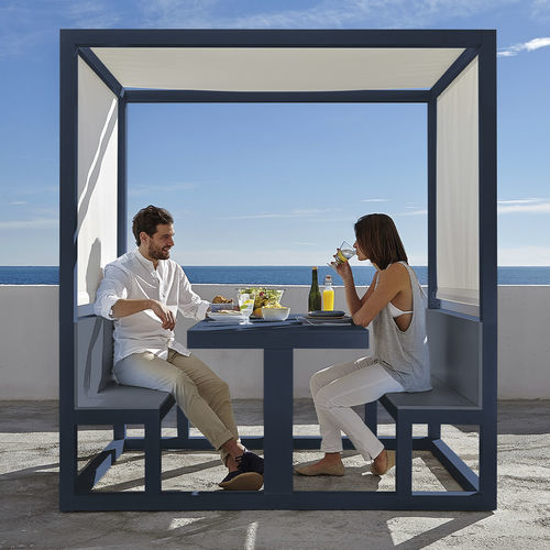 Selbsttragende Pergola - MERENDERO - GANDIA BLASCO - Kunststoff / Polyethylen / Aluminium