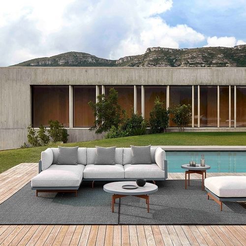 Moderner Teppich - SALINE - GANDIA BLASCO - geometrisches Muster / Kunststoff / PET