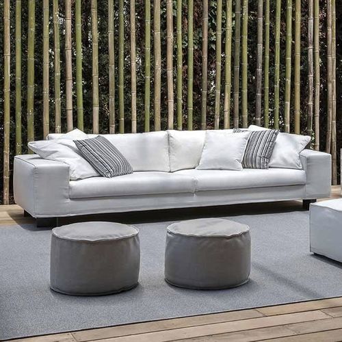 Design-Sofa - SOUTH CAY - VILLEVENETE BY GATTI - für Außenbereich / Stoff / mit Armlehnen