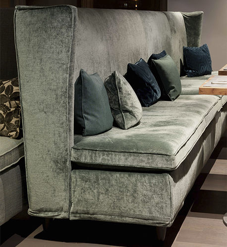 Design-Polsterbank - EXCELSIOR - VILLEVENETE BY GATTI - Stoff / Leder / Holz