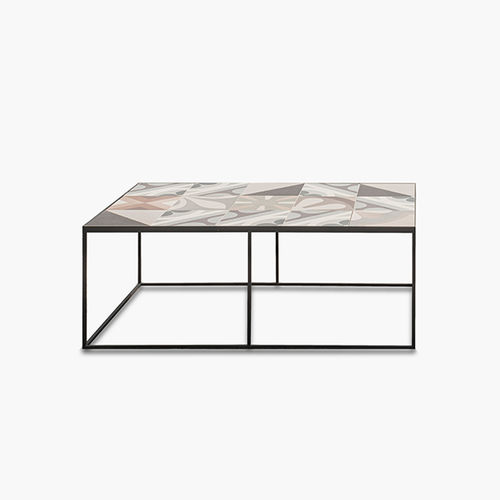 Moderner Couchtisch - SAINT BEES - VILLEVENETE BY GATTI - Metall / Keramik / Gestell aus Metall