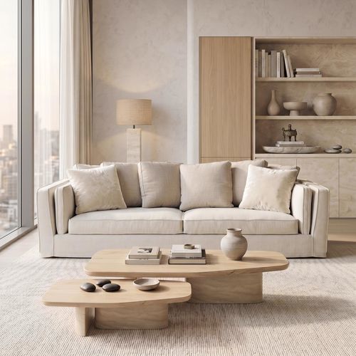 Design-Sofa - LANDSCAPE - VILLEVENETE BY GATTI - Stoff / mit Armlehnen / mit abnehmbarem Kissen