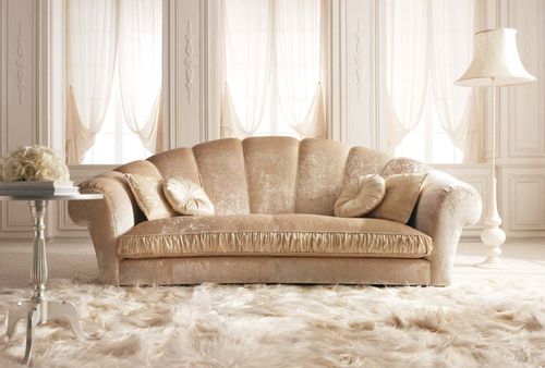 Klassisches Sofa - AMALFI - GIUSTI PORTOS - Stoff / beige / 3 Plätze
