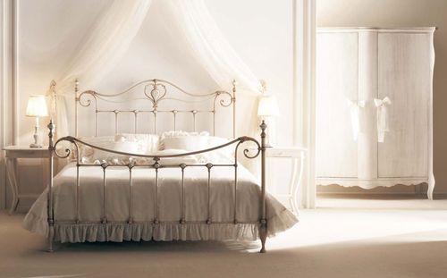 Doppelbett - MELODY - GIUSTI PORTOS - Stil / Schmiedeeisen