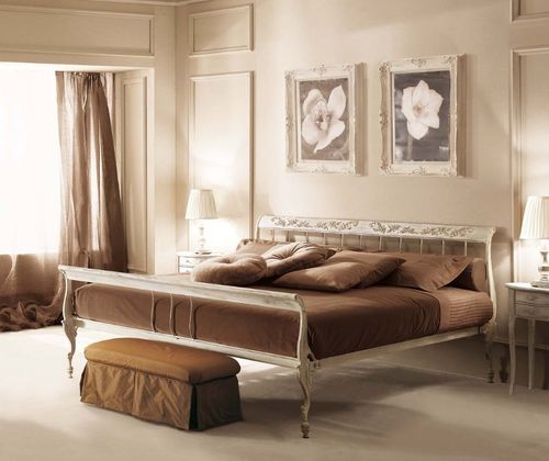 Doppelbett - SICHE - GIUSTI PORTOS - klassisch / Massivholz / Holz