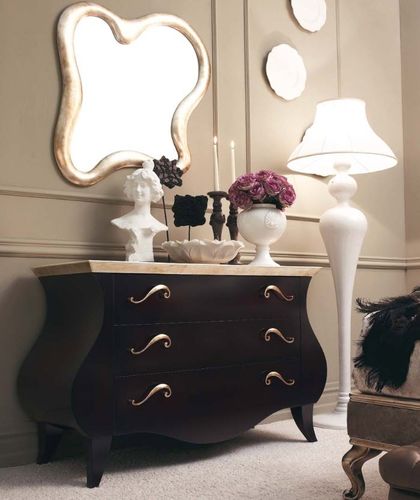 Neobarock-Kommode - GLAMOUR - GIUSTI PORTOS - Holz / nicht angegeben / braun