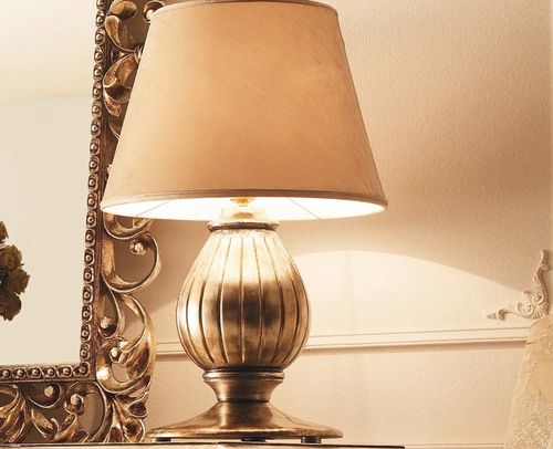 Nachttischlampe - LONDON - GIUSTI PORTOS - Stoff / klassisch / mit Kabel