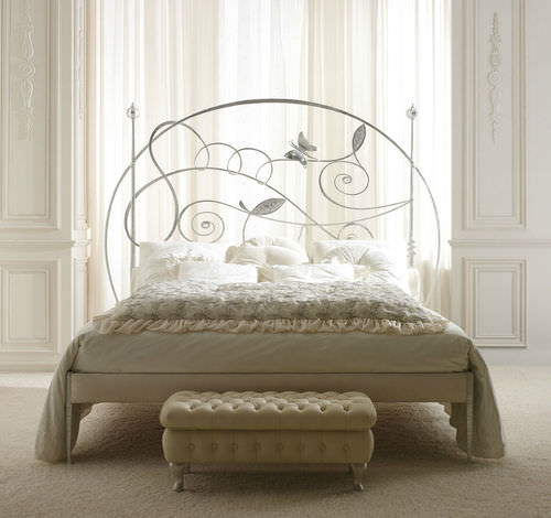 Doppelbett - ACQUARIUS - GIUSTI PORTOS - klassisch / Schmiedeeisen