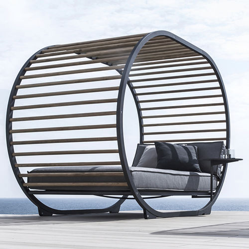 Garten-Bett / Himmel - CRADLE - GLOSTER - Doppelbett / modern / Stoff