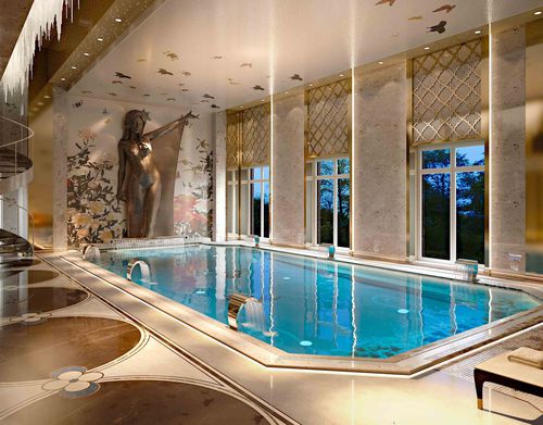 Rechteckiger Hot-Tub-Schwimmbecken - SPA & Wellness - Santo Passaia Furniture - für mehrere Personen / für den Innenraum / für Privatgebrauch