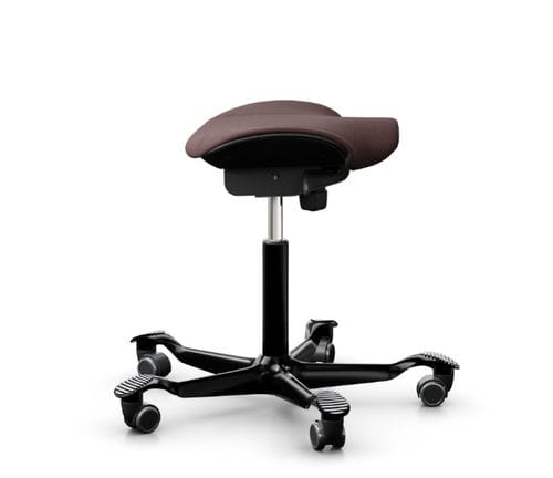 Moderner Arbeitshocker - CAPISCO PULS 8002 - HÅG - Polypropylen / Gestell aus Metall / mit Rollen