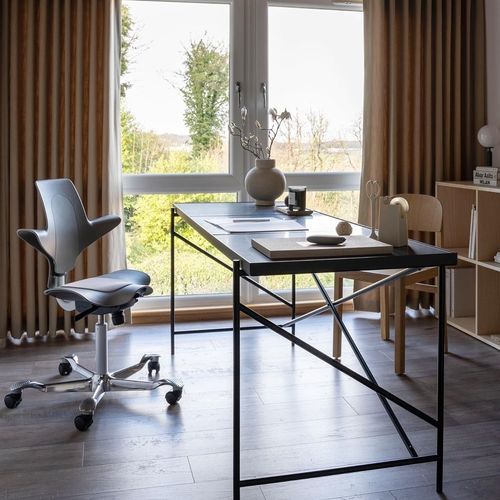 Metall-Arbeitsstuhl - CAPISCO PULS 8010 - HÅG - Kunststoff / mit Rollen / regelbar