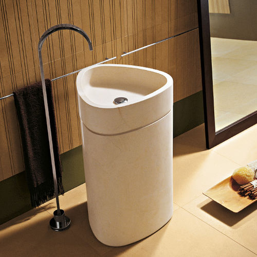 Einbauwaschbecken - NILO - I CONCI - Stein / modern