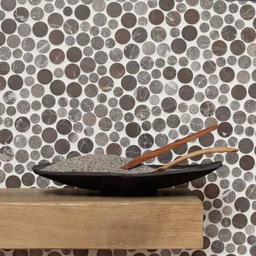 Stein-Mosaikfliese - METROPOLITAN - I CONCI - für den Innenraum / Wand / modern