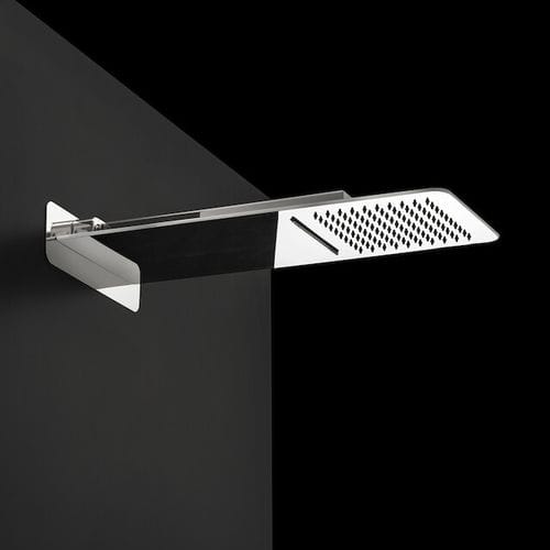 Wandmontierter Duschkopf - OA101CC - IB RUBINETTERIE - rechteckig / Regenstrahl / Wasserfall