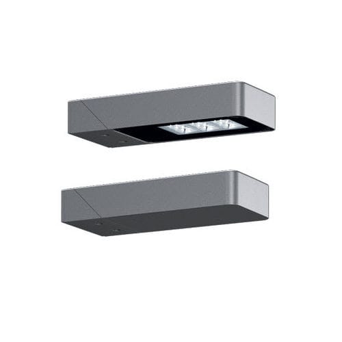 Moderne Wandleuchte - LANDER - iGuzzini - für Außenbereich / Stahl / Edelstahl