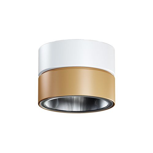 Moderne Deckenleuchte - BETWO - iGuzzini - rund / Stahl / Polycarbonat