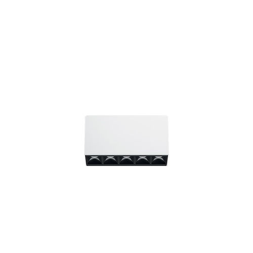 Moderne Deckenleuchte - LASER BLADE XS - iGuzzini - rechteckig / in Würfelform / Aluminium