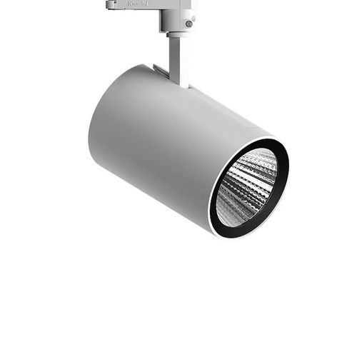 LED-Schienenleuchte - TECNICA EVO - iGuzzini - rund / Aluminiumguss / Thermoplast
