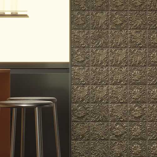 Feinsteinzeugfliesen - RELOADED - IRIS CERAMICA - Travertin / Bronze / texturiert