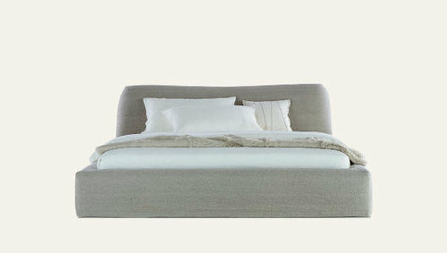 Doppelbett - TIMOTHY - IVANO REDAELLI - modern / Polster / gepolstertes Kopfteil