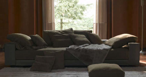 Ecksofa - YOU AND ME - IVANO REDAELLI - modern / Innenbereich / Leder