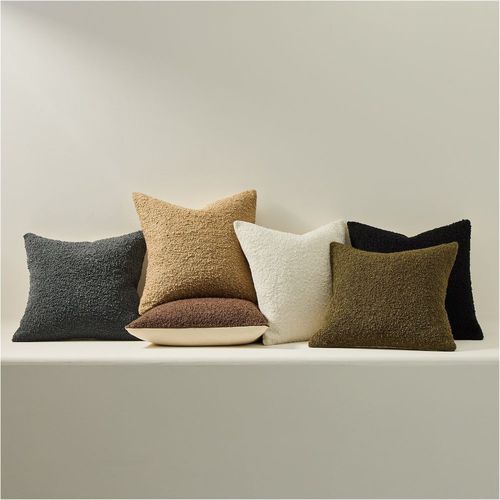 Polyester-Kopfkissenbezug - Cosy Boucle - West Elm - Baumwolle