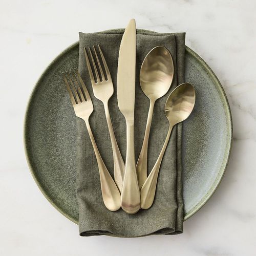 Edelstahl-Besteck - Cove  - West Elm