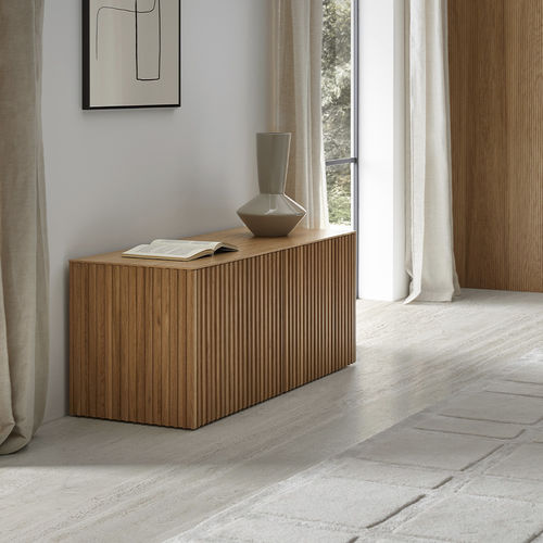 Modernes Sideboard - VELASCA - punt mobles - Eiche / Nussbaum / Ebenholz