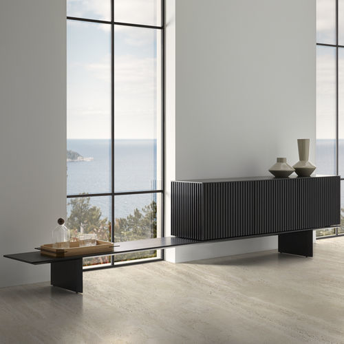 Modernes Sideboard - VELASCA - punt mobles - Eiche / Nussbaum / Massivholz