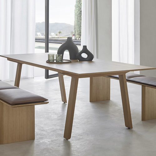 Moderner Tisch - MITIS : MTS102 - punt mobles - Eiche / Nussbaum / Natureiche