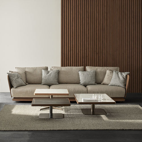 Modernes Sofa - AMOR CORTESE - punt mobles - Stoff / mit Armlehnen / mit abnehmbarem Kissen