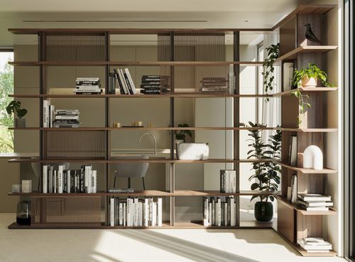 Modernes Bücherregal - STOCKHOLM - punt mobles - für Büro / für Hotels / für Restaurants