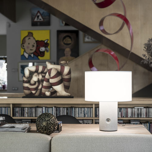 Bürolampe - SHARON - METALARTE - Leinen / modern / mit Kabel