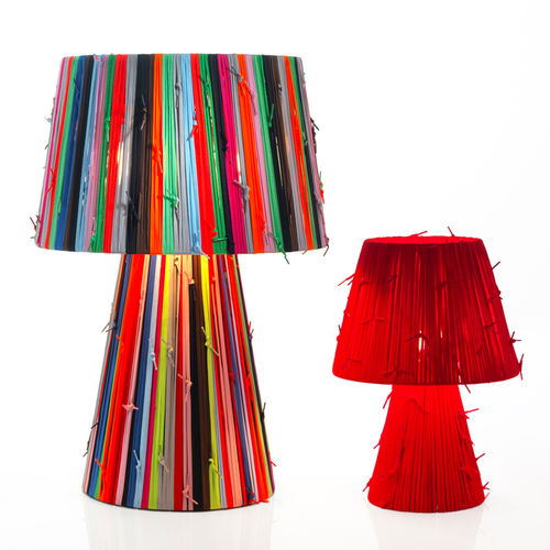 Tischlampe - SHOELACES - METALARTE - Stoff / modern / mit Kabel