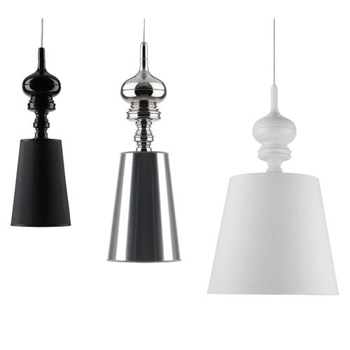 Hängelampe - JOSEPHINE - METALARTE - Stoff / Porzellan / Karton