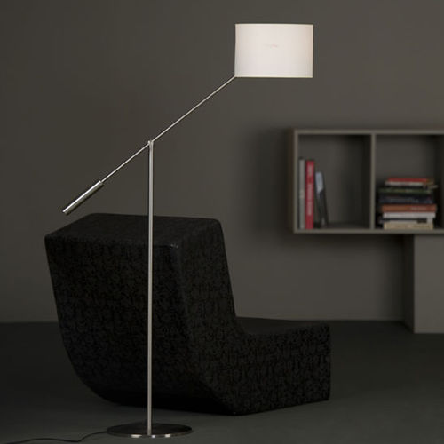 Stehleuchte - LIBRA  - METALARTE - Aluminium / Nickel / Karton