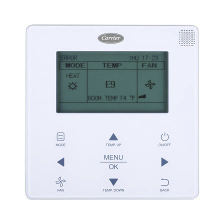 Wandmontierter Heizungsregler - 40VM900003 - CARRIER commercial - für Lüftungssystem / mit Touchscreen