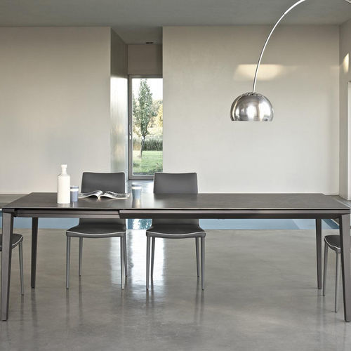 Moderner Tisch - ECHO - BONTEMPI CASA - lackiertes Metall / Keramik / Marmor