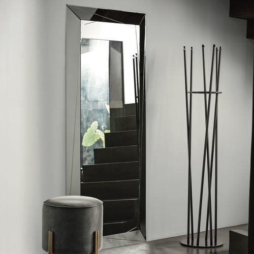 Wandmontierter Spiegel - DIAMANTE - BONTEMPI CASA - Contract / minimalistisches Design / rechteckig