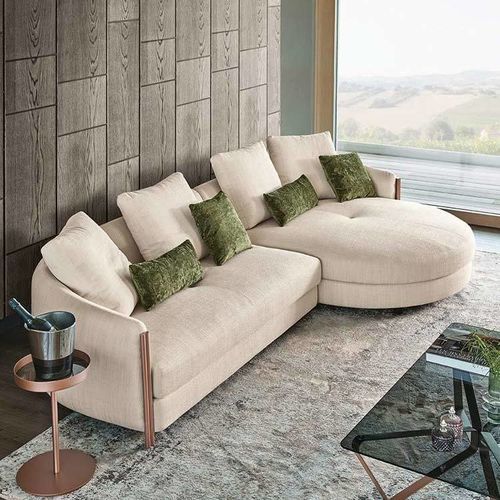 Modulsofa - BONNIE - BONTEMPI CASA - Retro / für Wohnzimmer / Stoff