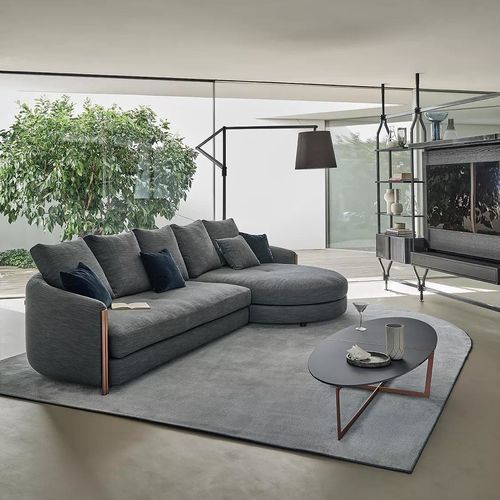 Moderner Couchtisch - CROSS - BONTEMPI CASA - Glas / lackiertes Glas / Kristall
