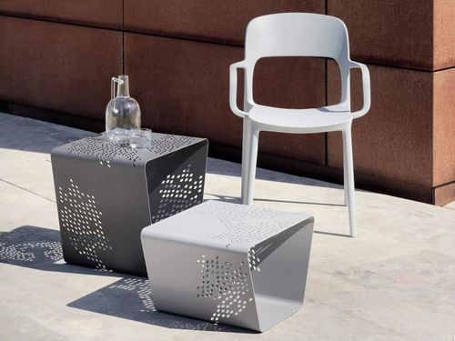 Couchtisch für Außenbereich - PATTERN - BONTEMPI CASA - modern / Metall / lackiertes Metall