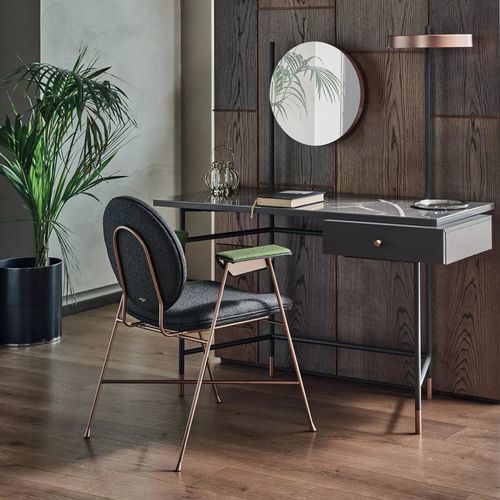 Moderner Schminktisch - VANITY - BONTEMPI CASA - lackiertes Holz / Stahl / lackiertes Metall