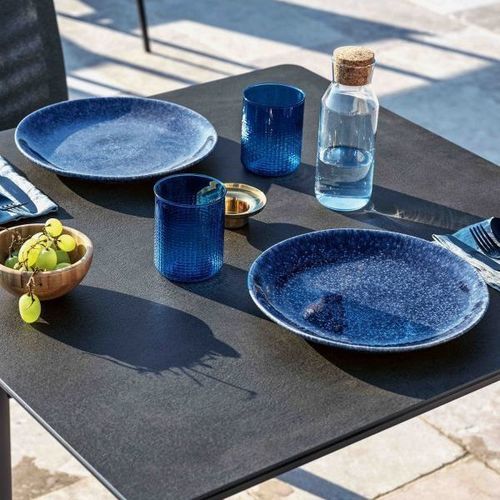 Couchtisch für Außenbereich - MOON - BONTEMPI CASA - modern / lackiertes Metall / lackiertes Glas