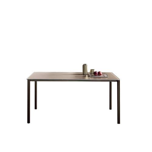 Moderner Couchtisch - MOON - BONTEMPI CASA - Glas / Kristall / lackiertes Metall