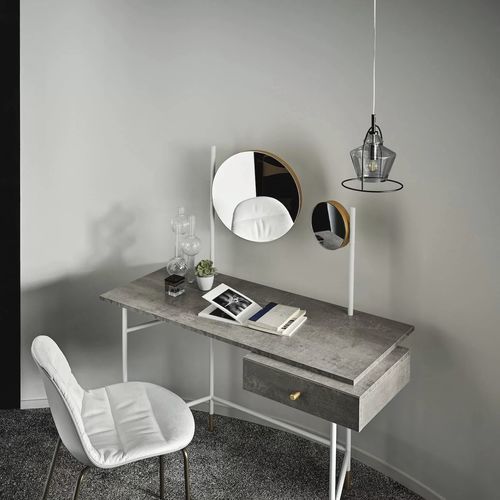 Hängelampe - SWING - BONTEMPI CASA - lackiertes Metall / Glas / modern