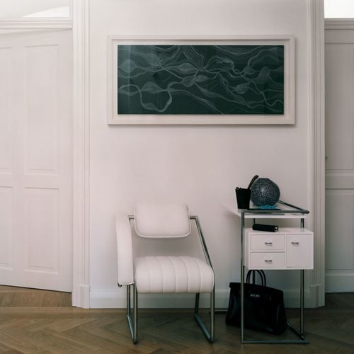 Moderner Beistelltisch - PETITE COIFFEUSE - CLASSICON - MDF / Gestell aus Stahl / quadratisch