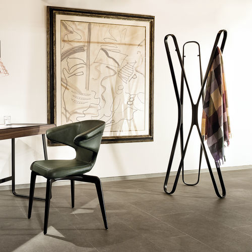 Bodenstehender Garderobenständer - SATURN  - CLASSICON - modern / Nussbaum / Eiche