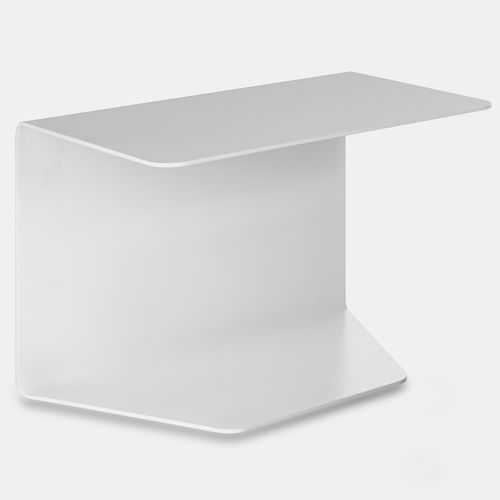 Moderner Beistelltisch - COSY - MDF Italia - Aluminium / Gestell aus Aluminium / rechteckig